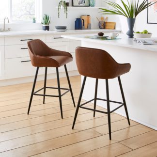 An Image of Radleigh Bar Stool, Tan Tan (Brown)