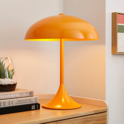 An Image of Elements Lennon Industrial Table Lamp Black