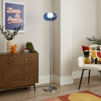 An Image of Elements Bennett Floor Lamp Silver