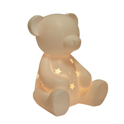 An Image of Bambino Light Up Night Bear White