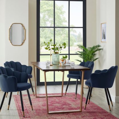 An Image of Vivian Velvet Dining Chair