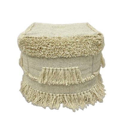 An Image of Kaikoo Fringe Pouffe