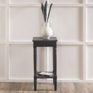 An Image of Heritage Half Moon Accent Table, Painted Pine