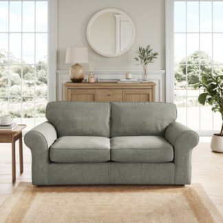 An Image of Flori Tonal Plush Chenille 2 Seater Sofa Bed