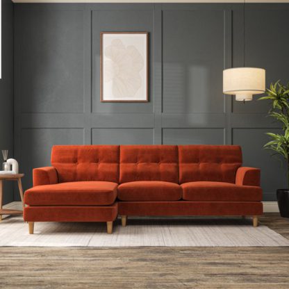 An Image of Cooper 3 Seater Chaise Sofa