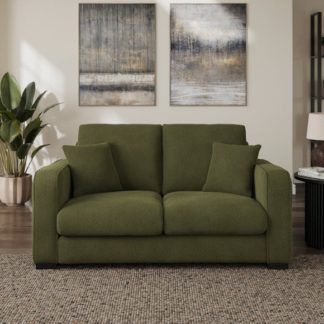 An Image of Carson Tonal Boucle 2 Seater Sofa