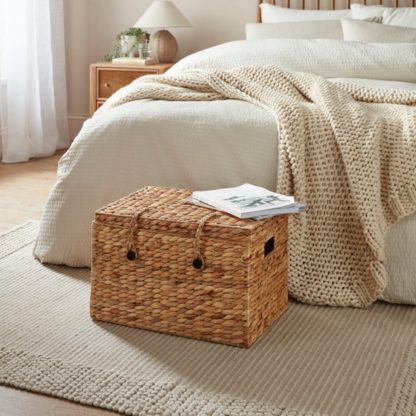 An Image of Water Hyacinth Woven Underbed Trunk