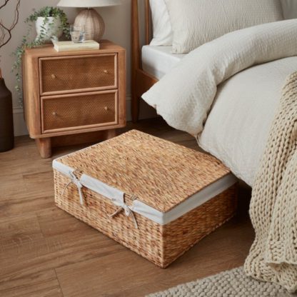 An Image of Woven Water Hyacinth Underbed Trunk