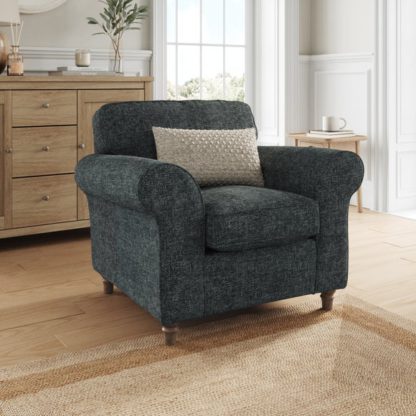 An Image of Flori Chunky Chenille Armchair