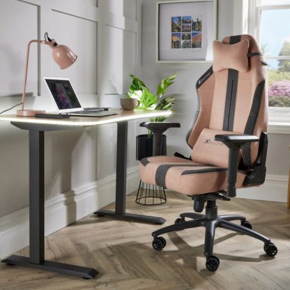 An Image of X Rocker Onyx Office Fabric Gaming Chair