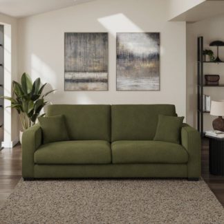 An Image of Carson Tonal Boucle 4 Seater Sofa