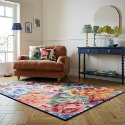 An Image of Primrose Floral Wool Rug