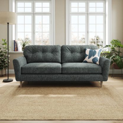 An Image of Sven Chunky Chenille 4 Seater Sofa