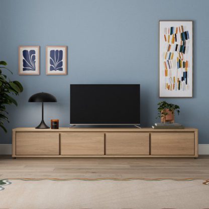 An Image of Malik Low Super Wide TV Unit for TVs up to 85"