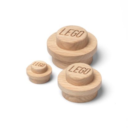 An Image of LEGO Set of 3 Wooden Wall Hangers