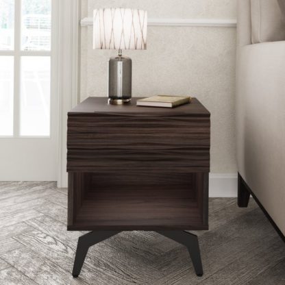 An Image of Ashcroft Side Table, Dark Walnut