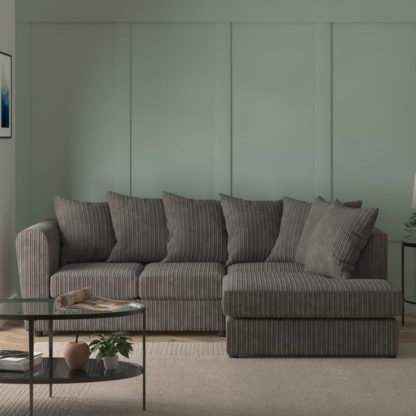 An Image of Blake Jumbo Cord Corner Sofa