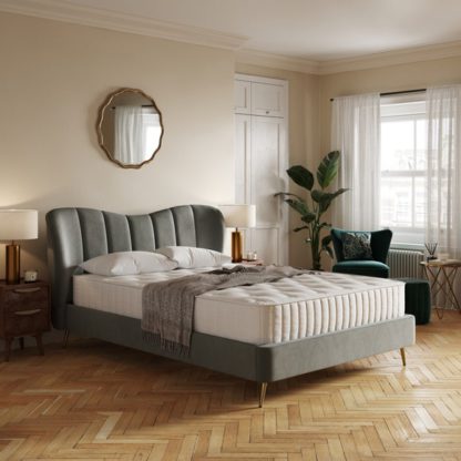 An Image of Starla Velvet Bed