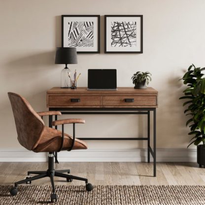 An Image of Fulton Draftsman Desk, Pine Effect