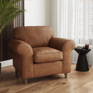 An Image of Flori Arizona Faux Leather Armchair