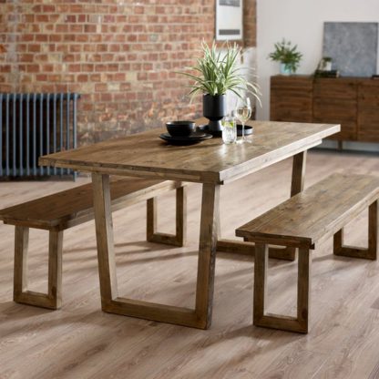 An Image of Woburn 4 Seater Dining Table, Pine