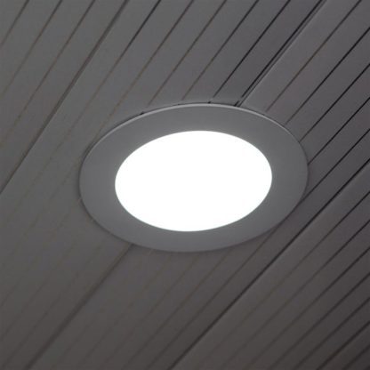 An Image of Set of 2 V-TAC 3W LED 3-in-1 Mini Panel Lights