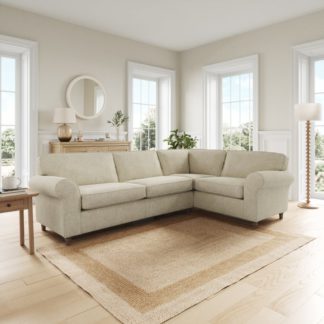 An Image of Flori Soft Chenille Corner Sofa