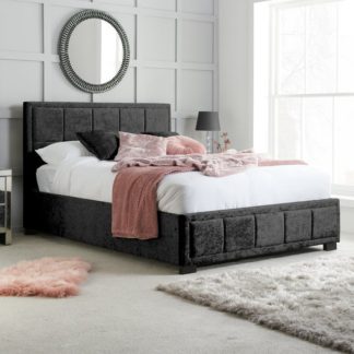 An Image of Hannover Crushed Velvet Bed Frame