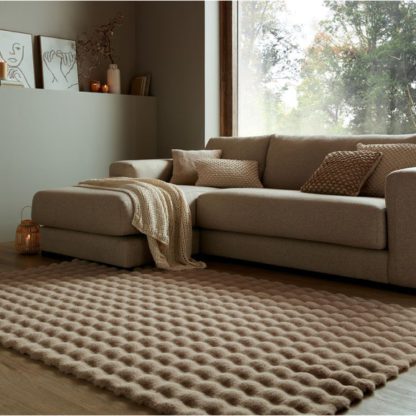 An Image of Bubble Washable Faux Fur Rug