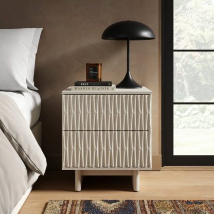 An Image of Inga 2 Drawer Bedside Table