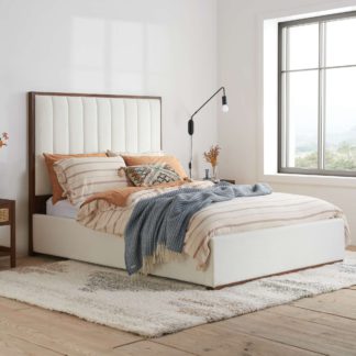 An Image of Paddington Bed Frame, Boucle White