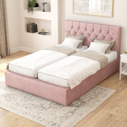 An Image of Olivier Plush Velvet Adjustable Bed