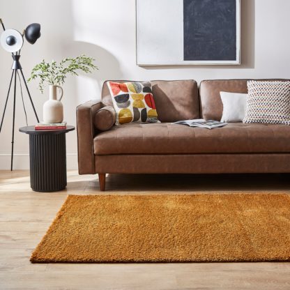 An Image of Cosy Shaggy Rug Mulberry