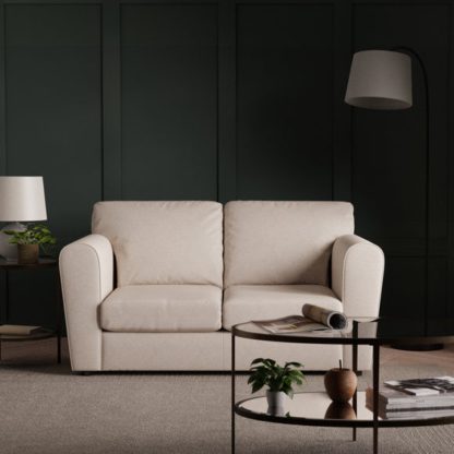 An Image of Blake Soft Texture Fabric 2 Seater Sofa