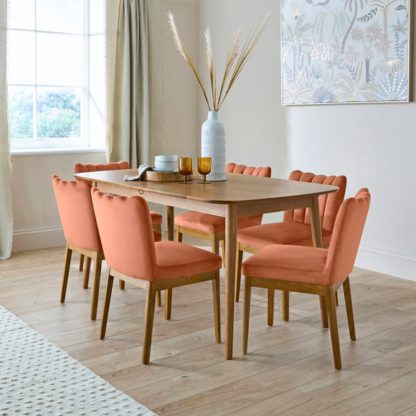 An Image of Delilah Dining Chair, Velvet