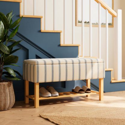 An Image of Upholstered Hallway Bench