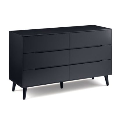 An Image of Cecil 6 Drawer Wide Chest, Anthracite