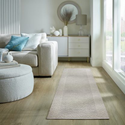 An Image of Herringbone Flatweave Monochrome Rug