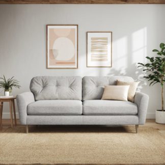 An Image of Sven Tonal Weave 4 Seater Sofa