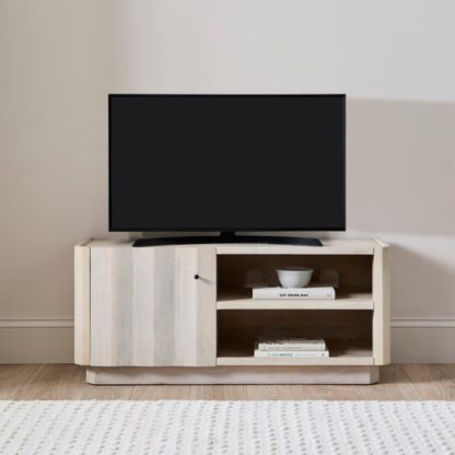 An Image of Willa Small TV Unit for TVs up to 50", Mango Wood