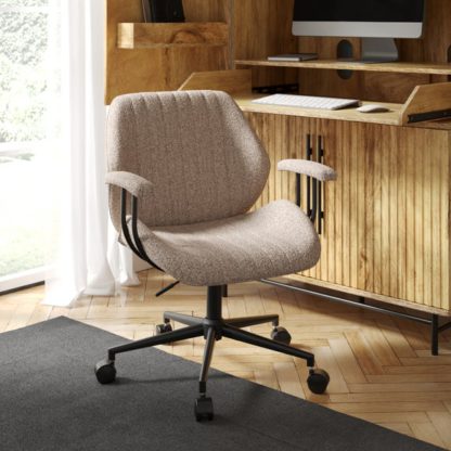 An Image of Clement Boucle Fabric Office Chair