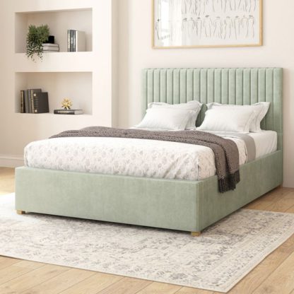 An Image of Grant Plush Velvet Adjustable Bed