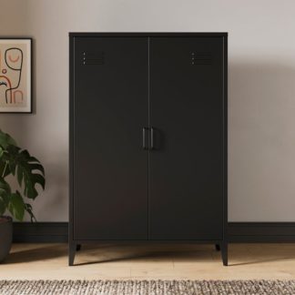 An Image of Helga Metal Tall Sideboard