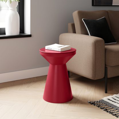 An Image of Hari Metal Side Table Rhubarb