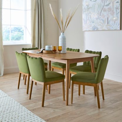 An Image of Delilah Dining Chair, Velvet