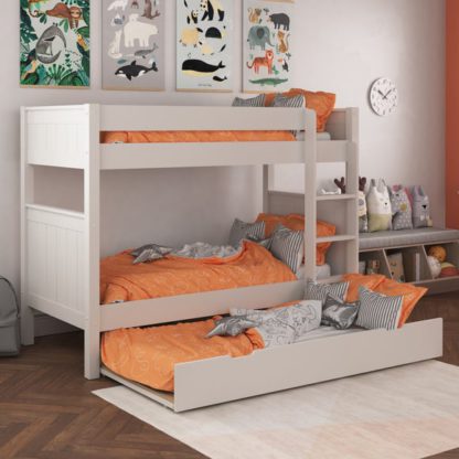 An Image of Stompa Classic Bunk Bed With Open Trundle