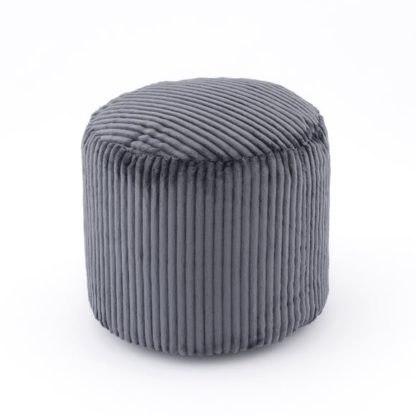 An Image of Jumbo Cord Pouffe