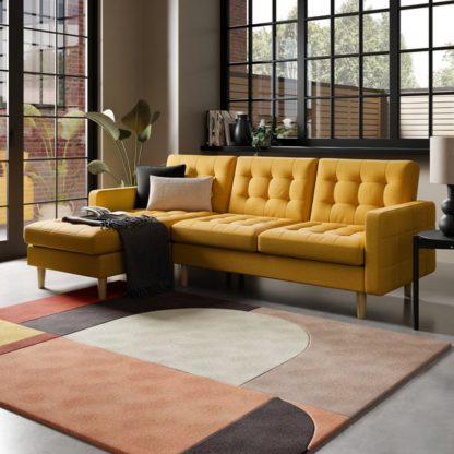 An Image of Harlow Corner Storage Sofa Bed