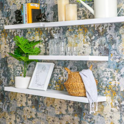 An Image of Harbour Housewares Small Floating Shelf