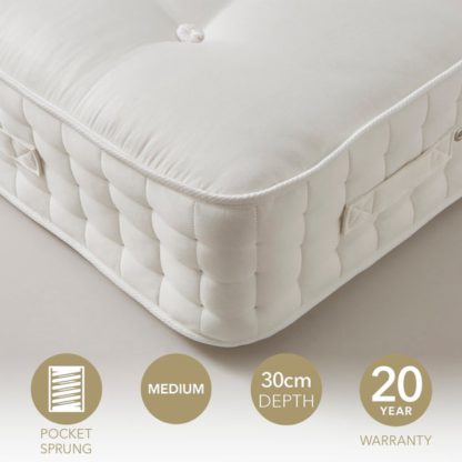 An Image of Dorma Cloud Twin Spring Pocket Medium Mattress